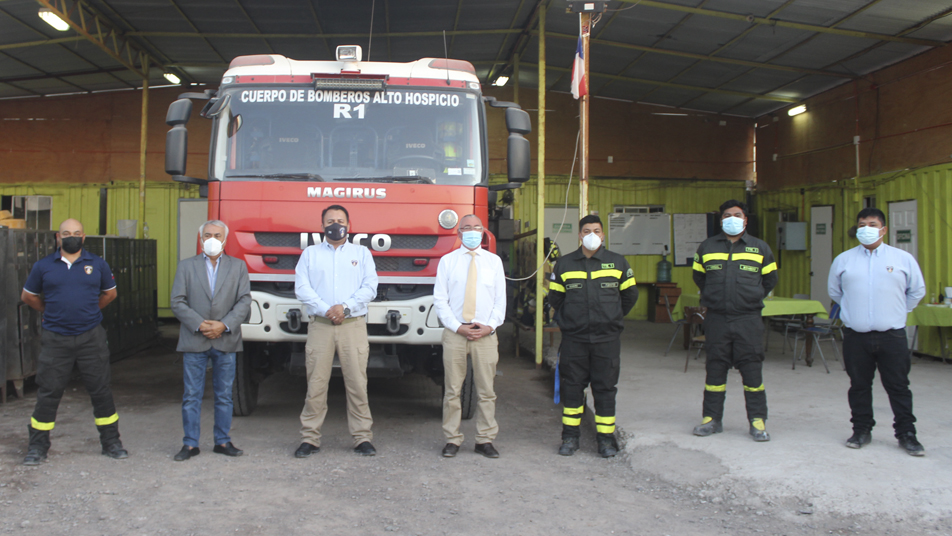 Bomberos de Alto Hospicio se reunieron con Diputado Galleguillos 