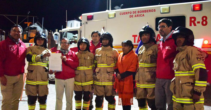 Bomberos de Putre ya no harán turno en sus casas: Ahora tendrán su propio cuartel 