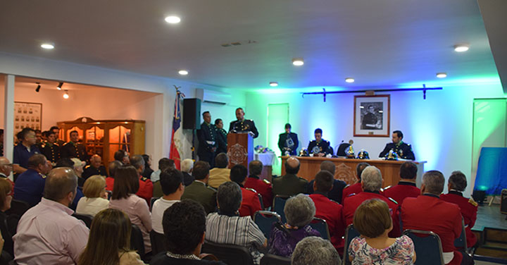 Segunda Compañía del Cuerpo de Bomberos de Rengo celebró su aniversario N°110