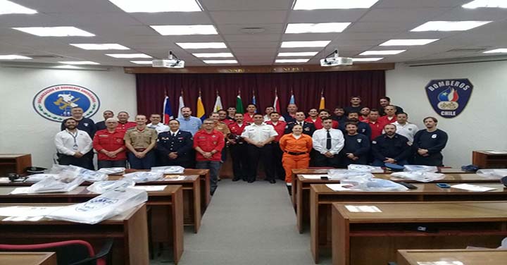 Culminó curso de Rescate Urbano II de la Academia Nacional de Bomberos de Chile