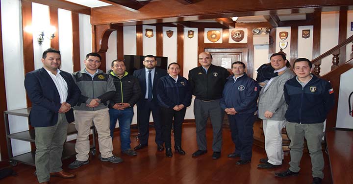 Presidente Nacional recibió a delegaciones de los Cuerpos de Bomberos de Hualqui y Coronel 