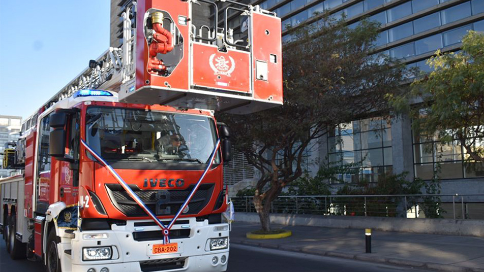 Antofagasta recibió una nueva sala de máquinas y material mayor para la Segunda Compañía