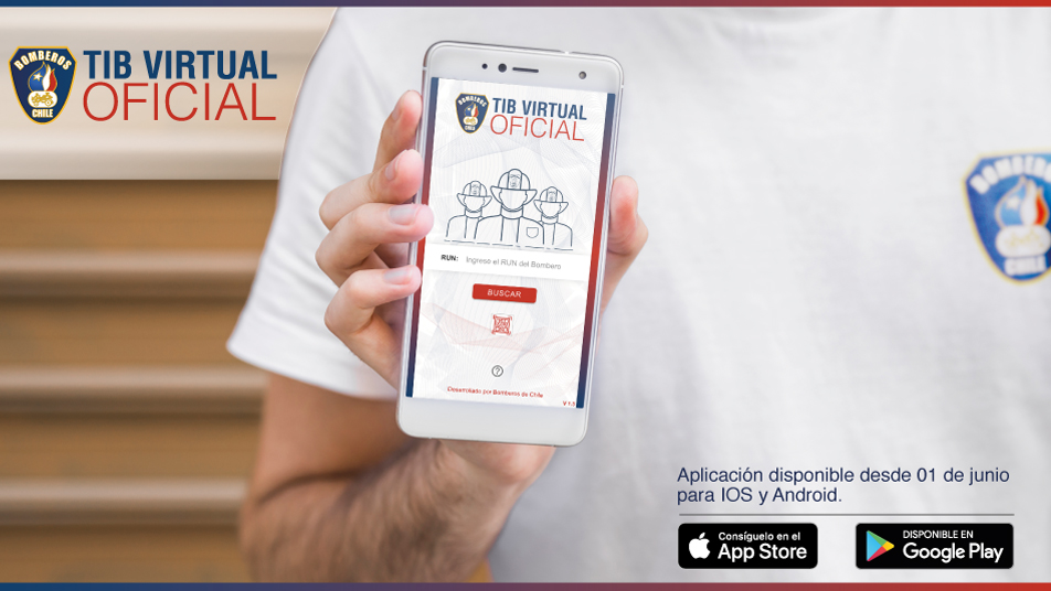 A contar de 1 de junio los bomberos tendrán una aplicación de identificación para dispositivos móviles