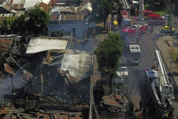 350 incendio brasil