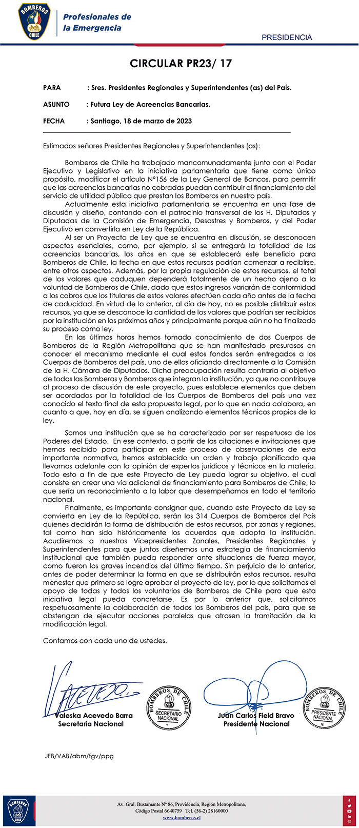 Circular PR 23 17 Futura Ley Acreencias Bancarias OK