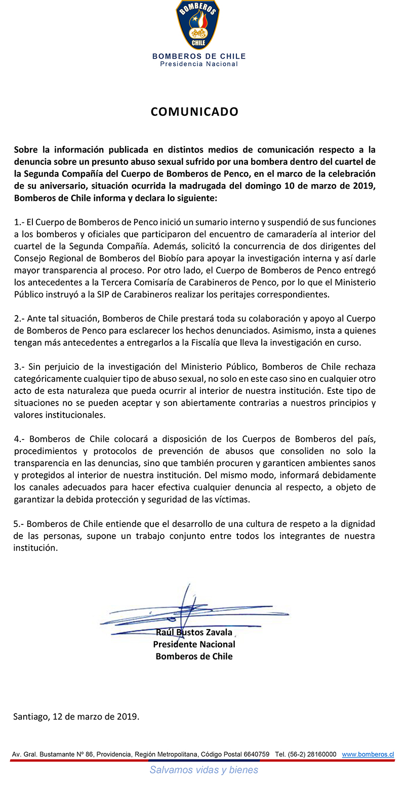 Comunicado presunto abuso sexual en Penco con firma Presidente Nacional-1