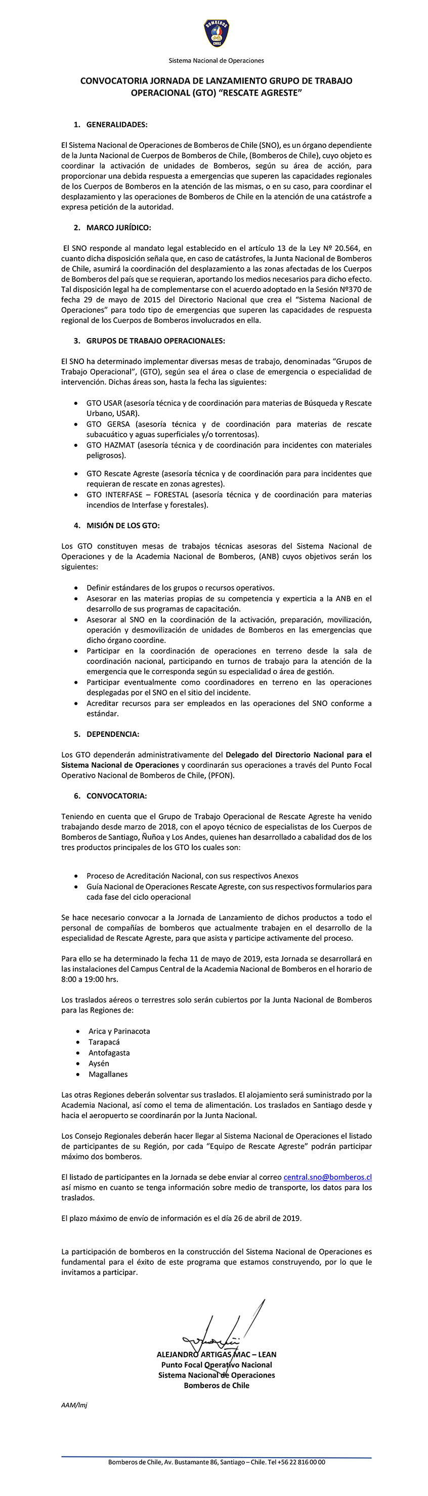 Convocatoria Lanzamiento GTO Rescate Agreste