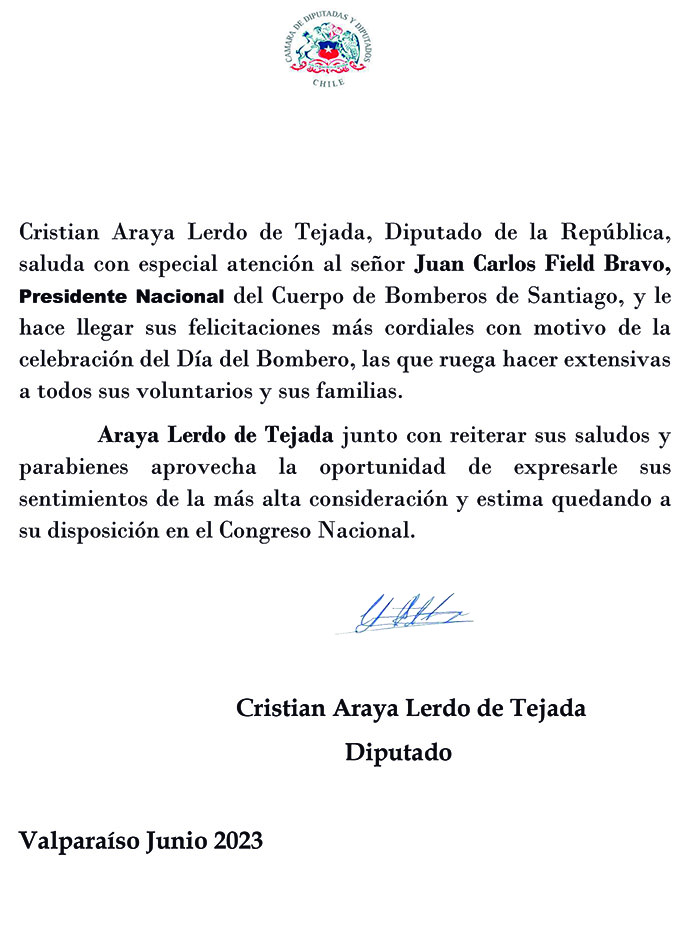 Diputado cristian araya