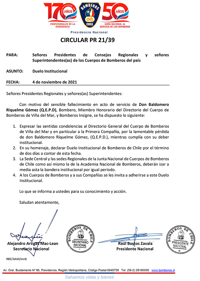 PR 21 39 Duelo Institucional CBVM