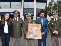 Presidente Nacional de Bomberos de Chile recibió homenaje de los voluntarios de la Región de Antofagasta en inicio del mes del Bombero