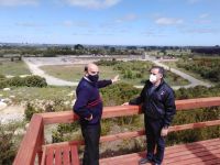 Presidente Nacional recorrió diversas localidades de la Región de Los Lagos y visitó el Centro de Entrenamiento Sur de la ANB