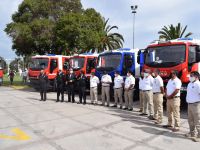 Bomberos de San Bernardo, María Pinto y Maipú reciben nuevas y modernas unidades