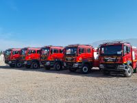 Ya están en Chile y próximas a ser entregadas las 14 nuevas unidades para los Cuerpos de Bomberos de la región del Maule 