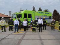 Bomberos de Melipilla reciben nueva unidad de material mayor