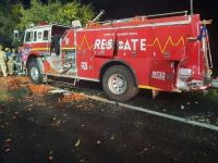 Unidad de Rescate de Penco sufre colisión por alcance mientras atendía emergencia