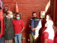 Cuerpos de Bomberos de San Ignacio y El Carmen reciben visita del Presidente Nacional