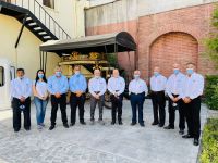 Delegación de Bomberos Insignes de Arica visitan Campus Central y Museo de Bomberos