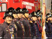 Bomberos Iquiqueños rindieron honores a los héroes navales con tradicional romería 