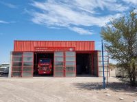 Bomberos de Chile realiza recorrido por el Campus Norte de la ANB