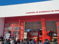 Cuerpo de Bomberos de Paredones inaugura Cuartel de la Primera Compañía