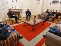 Alcalde y Bomberos de Peralillo se reúnen con el Presidente Nacional