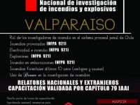 Se llevó a cabo en Valparaíso Seminario Nacional de Investigación de Incendios Explosivos