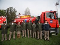 Presidenta Michelle Bachelet encabezó entrega de carros a Bomberos de O’Higgins