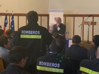 Profesor Mario Banderas dictó charla sobre ética bomberil a Instructores ANB en Magallanes