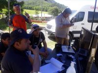 ONG Dron Sar Chile realizó capacitación al Cuerpo de Bomberos de San Carlos