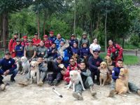 Entrenamiento internacional para perro de búsqueda Qori