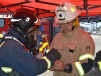 Escuela de formación de Bomberos de Iquique realizó ejercicio final 