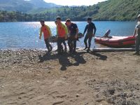 Bomberos recuperó cuerpo de persona desaparecida en Laguna La Mula en Alto Bío Bío 