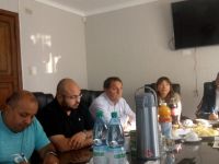 Reunión de coordinación del Desafío Bomberos de Chile en la ciudad de Chillán