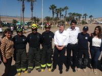 Voluntarios y Brigadieres de Bomberos de Arica participaron en el Día Mundial del Océano