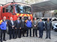 Novena Compañía del Cuerpo de Bomberos de Quinta Normal, recibe nuevo carro