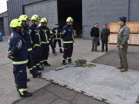 Grupo USAR Boch participó en ejercicio de movilización de carga en base de la Fach