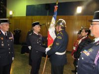 Ceremonia de entrega de nuevo estandarte a la 8ª Compañía de Valparaíso