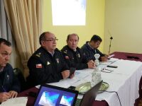 Directivos de la Academia Nacional de Bomberos visitaron la Región de Ñuble