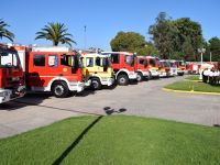 Nuevos carros bomba para los Cuerpos de Bomberos de Antofagasta, Taltal, Concepción y La Unión