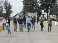 Delegación de la Academia de Guerra visitó el centro de entrenamiento de la ANB