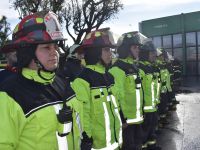 Bomberos de Chile participó en acto oficial de Dalcahue por el aniversario patrio 