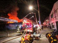 Incendio en galpón de recinto Zofri 