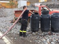 Bomberos realizó ayuda a damnificados por lluvia altiplánica 