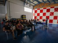 Bomberos de Iquique asiste a charla preventiva por Coronavirus