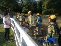 Extenuante rescate de tres excursionistas realizó Bomberos de Santa Bárbara 