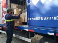 Donaciones de empresas privadas ayudan con el trabajo de Bomberos en pandemia